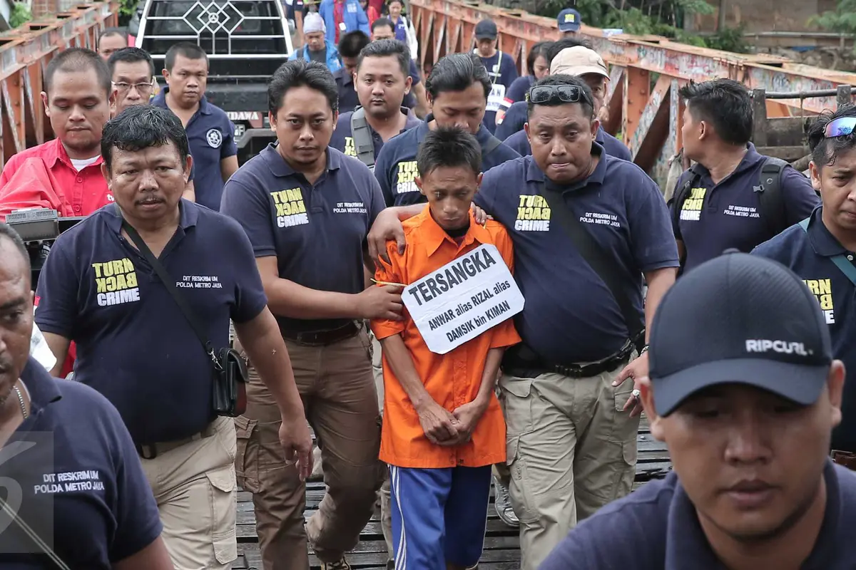 20151129- Reka Ulang Pembunuhan Gadis 12 Tahun-Jakarta-Angga Yuniar