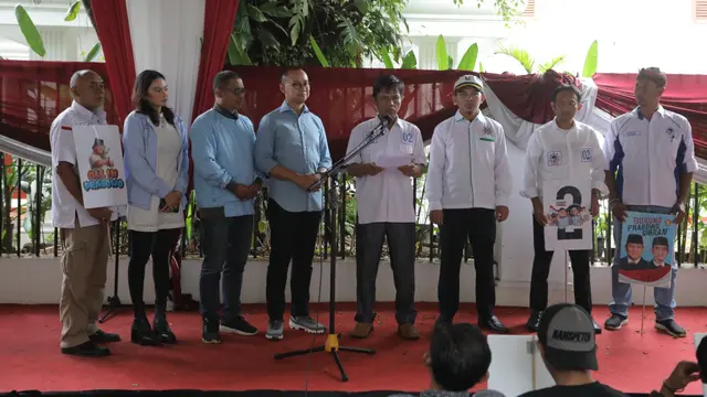 Deklarasi dukungan Pergerakan Pelaut Indonesia untuk Prabowo-Gibran