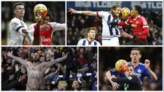Foto terbaik Liga Premier Inggris pekan ke-29 diwarnai oleh aksi penyerang Manchester United, Anthony Martial, yang seperti akan mencium bola. Berikut 10 foto terbaik Liga Inggris pekan ke-29. 