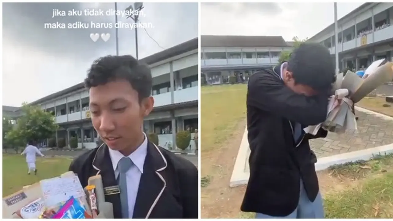 Momen Kakak Rayakan Pencapaian Kecil Adiknya Bikin Haru, Tetap Ingat Meski Jauh