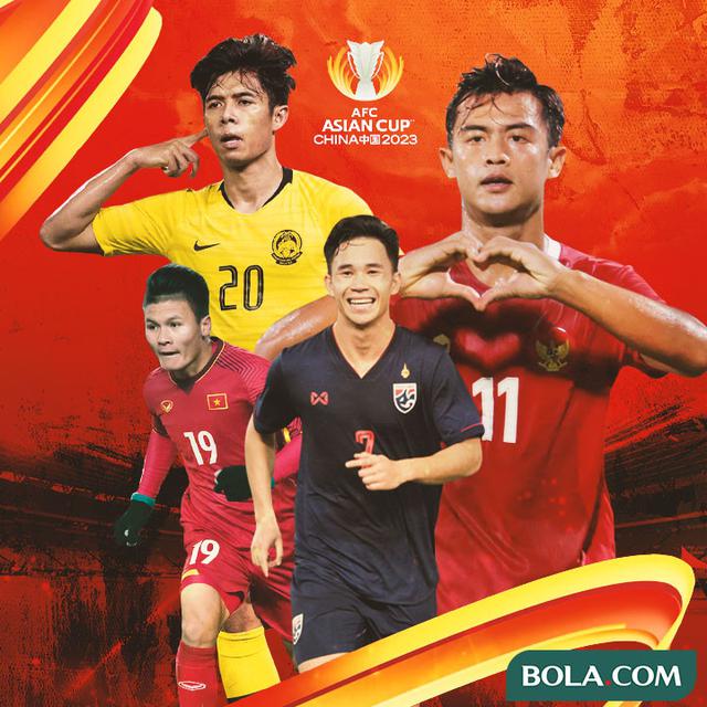 Piala Asia 2023 - Timnas Indonesia, Vietnam, Thailand, Malaysia