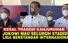 VIDEO: Kesal dengan Tragedi Kanjuruhan, Jokowi Minta Stadion Liga Berstandar Dunia