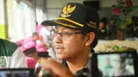Wakil Wali Kota Malang, Sutiaji, menawari Arema untuk bermarkas di Stadion Gajayana, Kota Malang. (Bola.com/Iwan Setiawan)