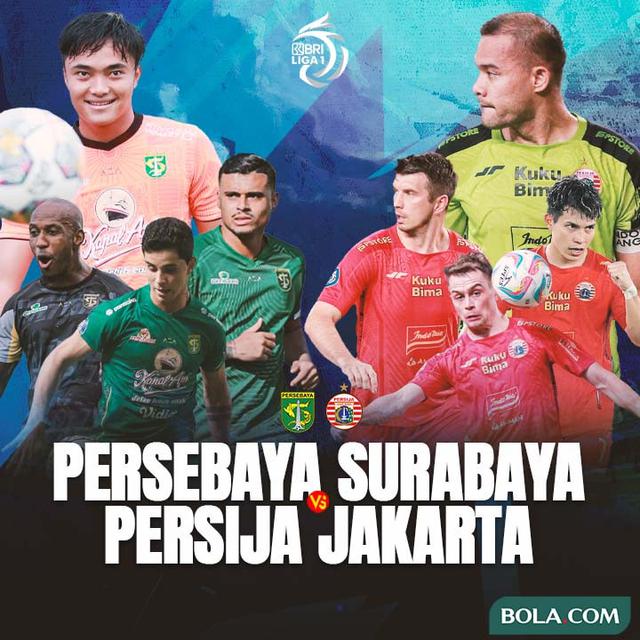 BRI Liga 1 - Duel Antarlini - Persebaya Surabaya Vs Persija Jakarta