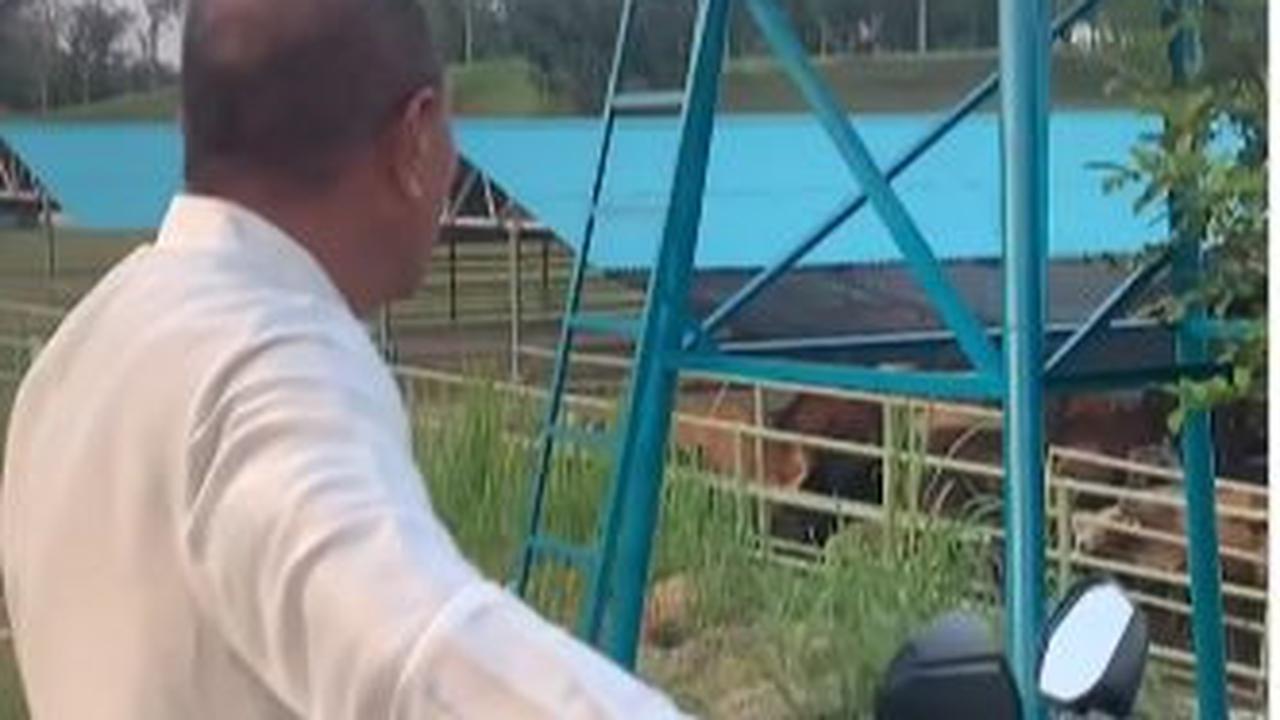 Diungkapnya, Edy ingin menikmati suasana asri di sekitar wilayah tempat tinggalnya bersama keluarga.