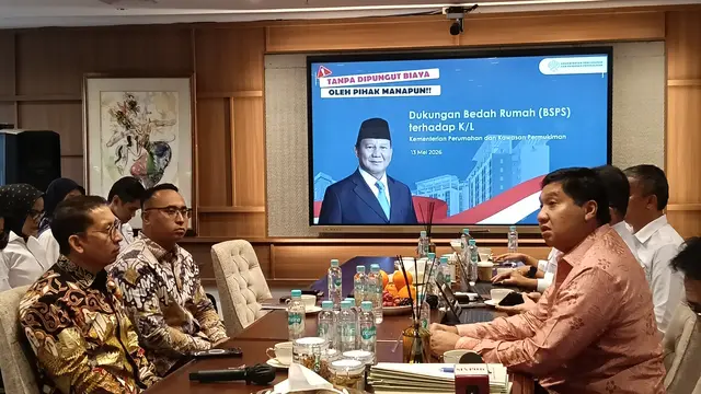 Menteri PKP Maruarar Sirait dan Menteri Kebudayaan Fadli Zon di ruang kerja Menteri PKP, Jakarta, Senin (18/5/2026). (Liputan6.com/Maulandy)