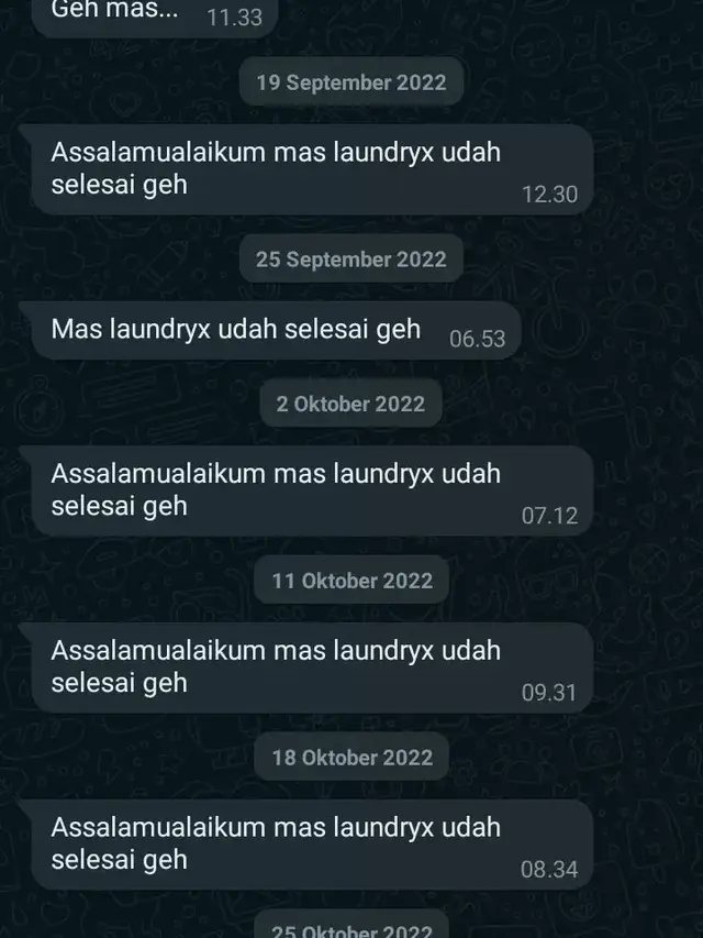 6 Chat Orang Kirim Pesan Sama Berulang Kali Tanpa Dibalas Ini Kocak
