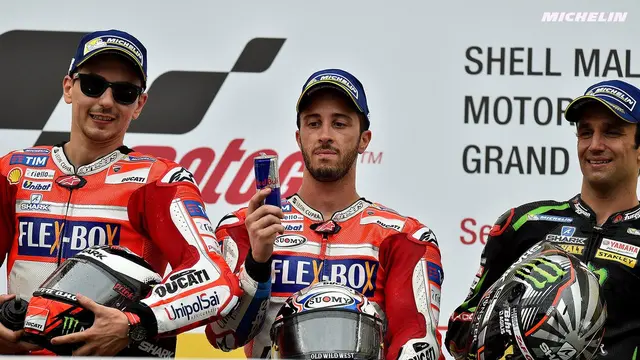 Andrea Dovizioso dan Jorge Lorenzo