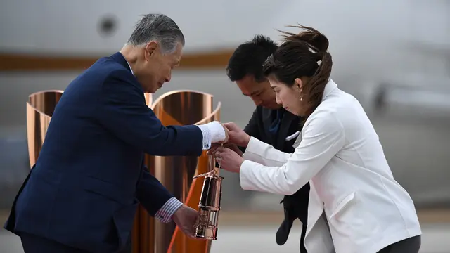 Api Olimpiade 2020 Tiba di Jepang