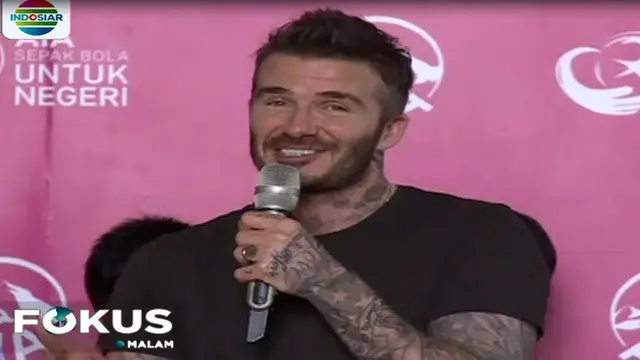 David Beckham Mengaku Senang Tiap Kali Berkunjung ke Indonesia