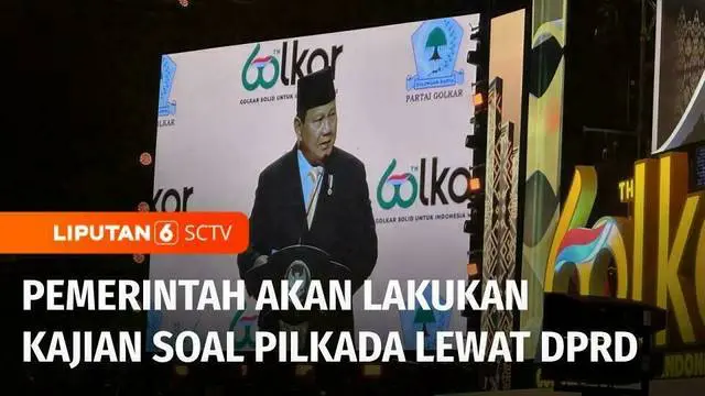 VIDEO: Presiden Prabowo Wacanakan Kepala Daerah Dipilih DPRD
