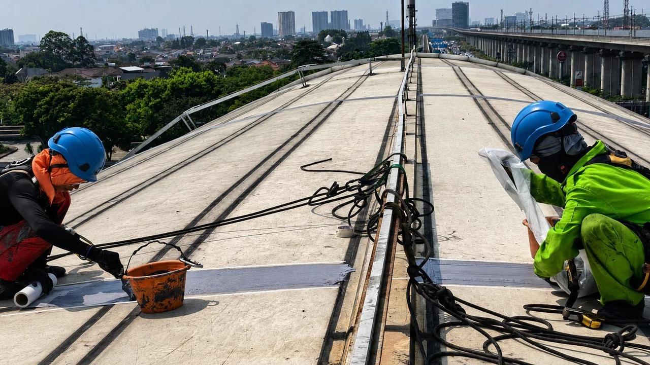 FOTO: KAI Tingkatkan Fasilitas Stasiun LRT Jabodebek Demi Kenyamanan Pengguna