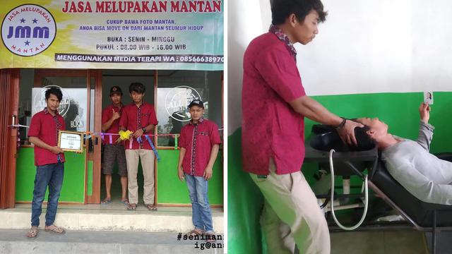 Spanduk Potong Rambut - desain spanduk kreatif