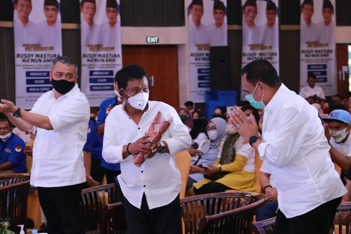 Rusdy Mastura dan Ma'mun Amir bertekad meningkatkan kesejahteraan masyarakat Sulteng. (Foto: Istimewa)