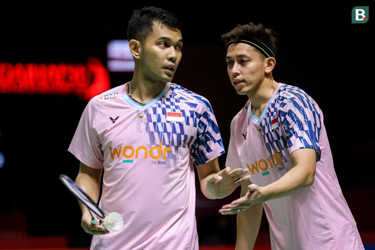 Foto: Fajar/Rian Menang Straight Game di Babak Perempat Final Indonesia Masters 2025