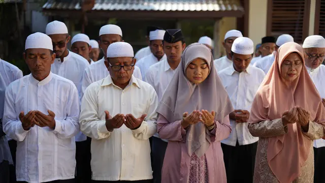 Ilustrasi sholawat jawa (Foto: Reve Art AI)