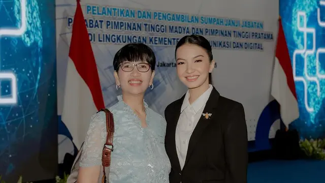 Sedang Demam, Raline Shah Tangkis Wajah Pucat dengan Makeup Fresh Saat Pelantikan Jadi Staf Khusus Komdigi