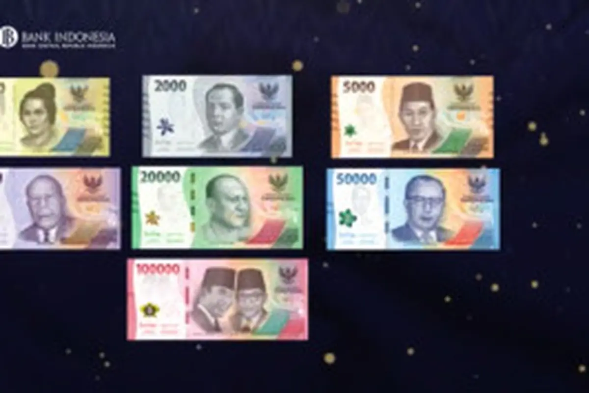 Bank Indonesia Luncurkan Uang Rupiah Baru Tahun Emisi 2022