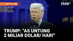 Meski Wall Street kembali bergejolak, Presiden Donald Trump mengklaim bahwa Amerika Serikat saat ini "mengambil untung besar" dari tarif dagang — mencapai USD 2 miliar atau sekitar Rp32 triliun per hari!