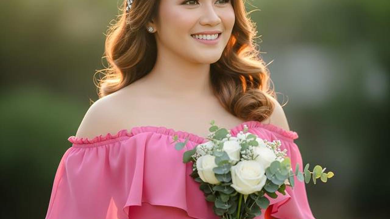 7 Inspirasi Model Baju Bridesmaid Warna Pink Fanta, Tampil Cerah dan Modern