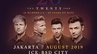 Konser Westlife Jakarta 2019, Berapa Harga Tiketnya?