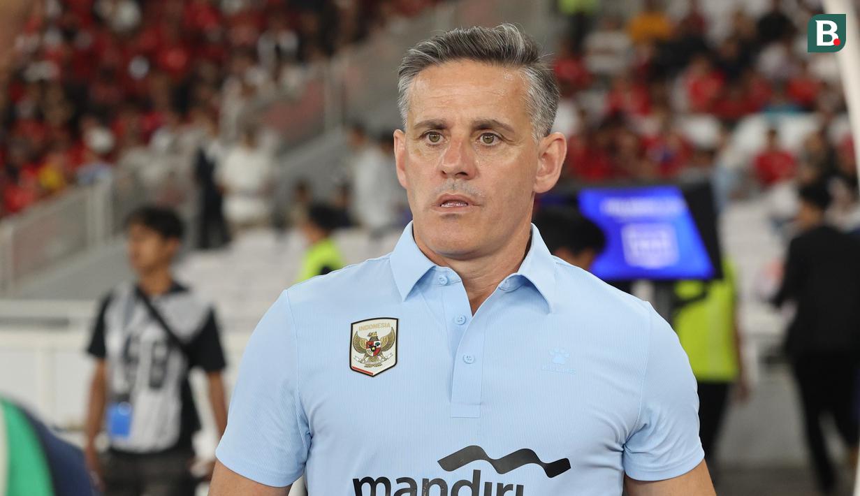 Pelatih kepala Timnas Indonesia, John Herdman dalam laga final FIFA Series 2026 melawan Bulgaria di Stadion Utama Gelora Bung Karno (SUGK), Senayan, Jakarta, Senin (30/03/2026). (Bola.com/M Iqbal Ichsan)