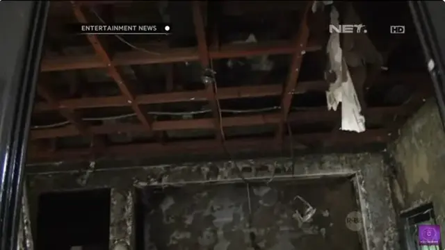 Potret Kebakaran Rumah Umi Pipik (YouTube/Net Entertainment News)