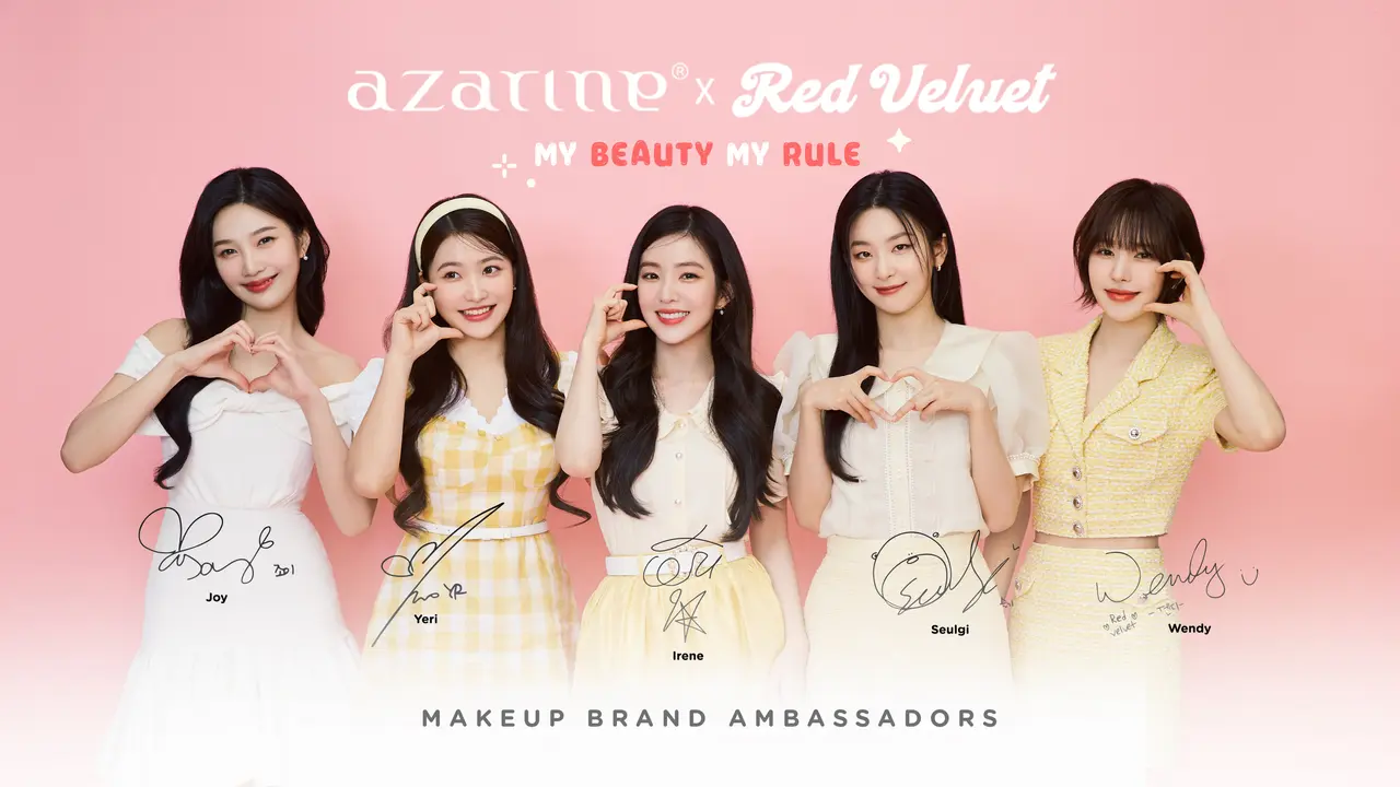 Luncurkan Makeup Series, Azarine Cosmetics Gandeng Red Velvet sebagai Brand Ambassador