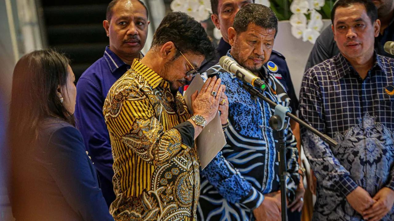 Kendati mendorong menghadapi proses hukum di KPK, Paloh tetap mengedepankan asas praduga bersalah dalam kasus dugaan korupsi dilakukan Syahrul Yasin Limpo.<br>