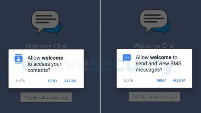 Ilustrasi Aplikasi Chatting. Dok: welivesecurity.com