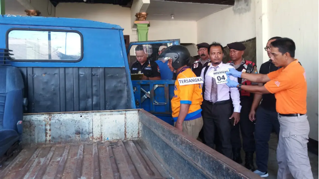 Suasana Magis Warnai Rekonstruksi Pembunuhan Cinta Segitiga di Jember