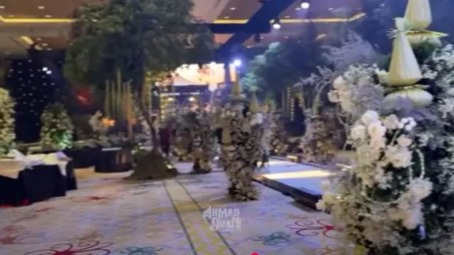Potret Dekorasi Ngunduh Mantu Al Ghazali yang Super Mewah,  Akan Dihadiri Tiga Ribu Tamu Undangan