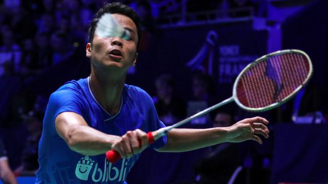 Tunggal putra Indonesia, Anthony Ginting.