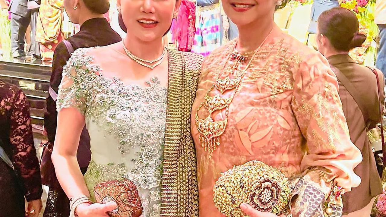 Potret Bella Saphira Hadir di Resepsi Pernikahan Rasyid Rajasa dan Tamara Kalla, Tampak Awet Muda