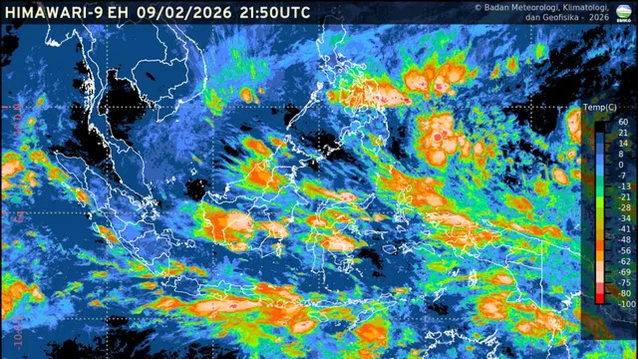 Cuaca Hari Ini Rabu 11 Februari 2026: Jabodetabek Diprediksi Berawan Tebal hingga Hujan Ringan