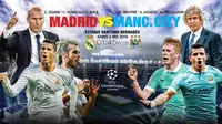 Real Madrid vs Manchester City (Liputan6.com/Trie yas)