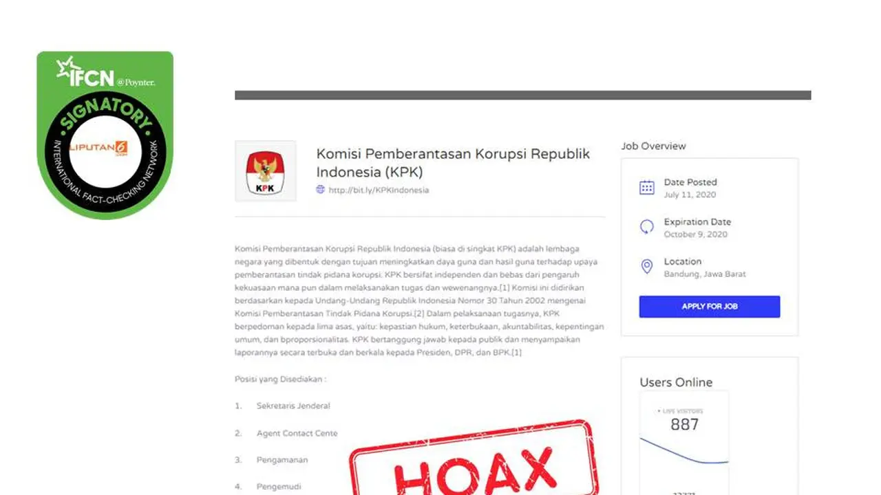Cek Fakta KPK