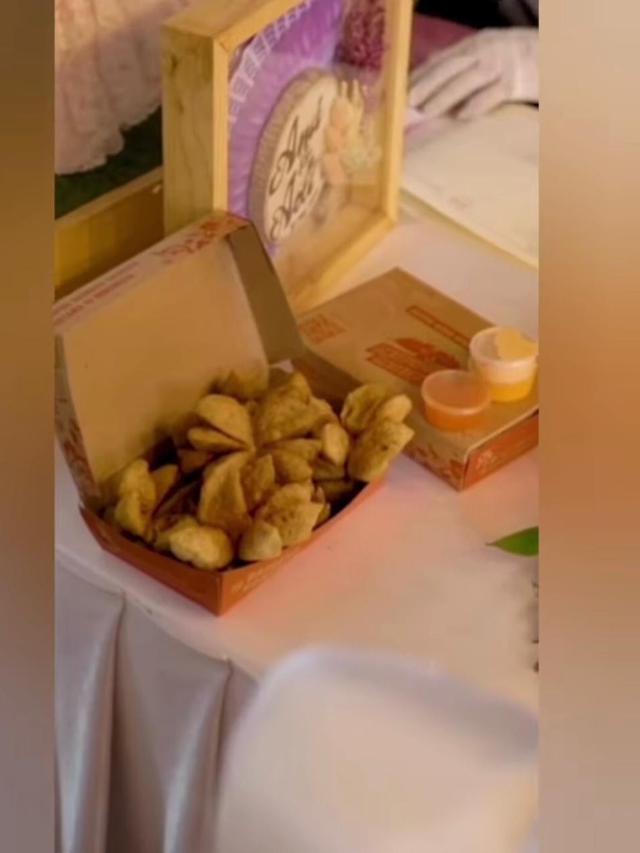 Pernikahan Bermahar Bakso Goreng Jadi Viral, Pengantin Baru Sampai Dicari Jenita Janet