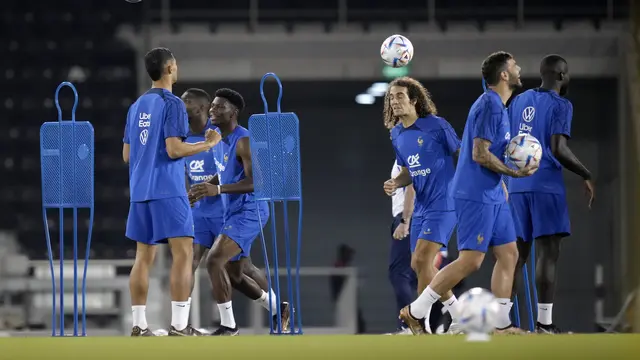 Persiapan Prancis Hadapi Denmark di Piala Dunia 2022