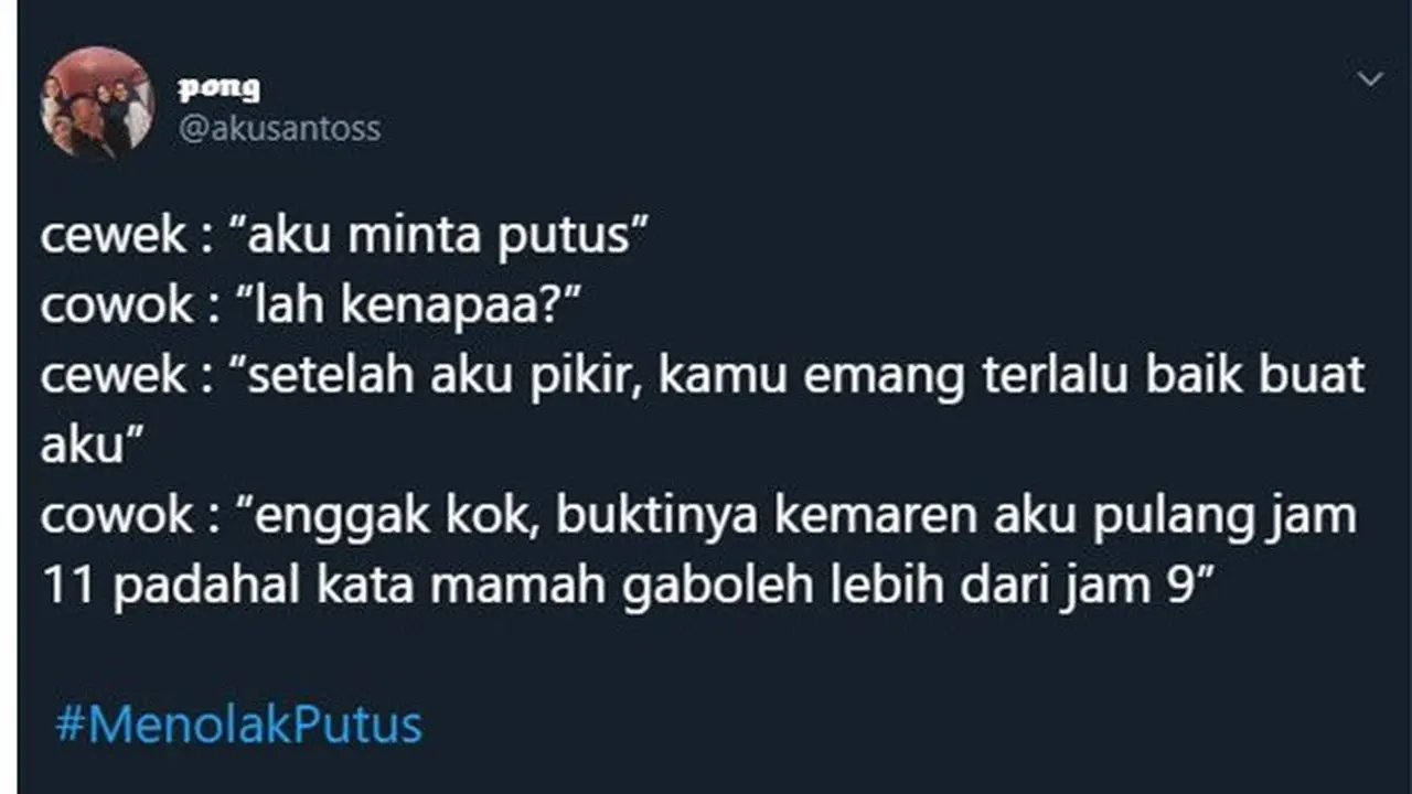 5 Cuitan #Menolakputus Ala Netizen Ini Menggelitik Banget