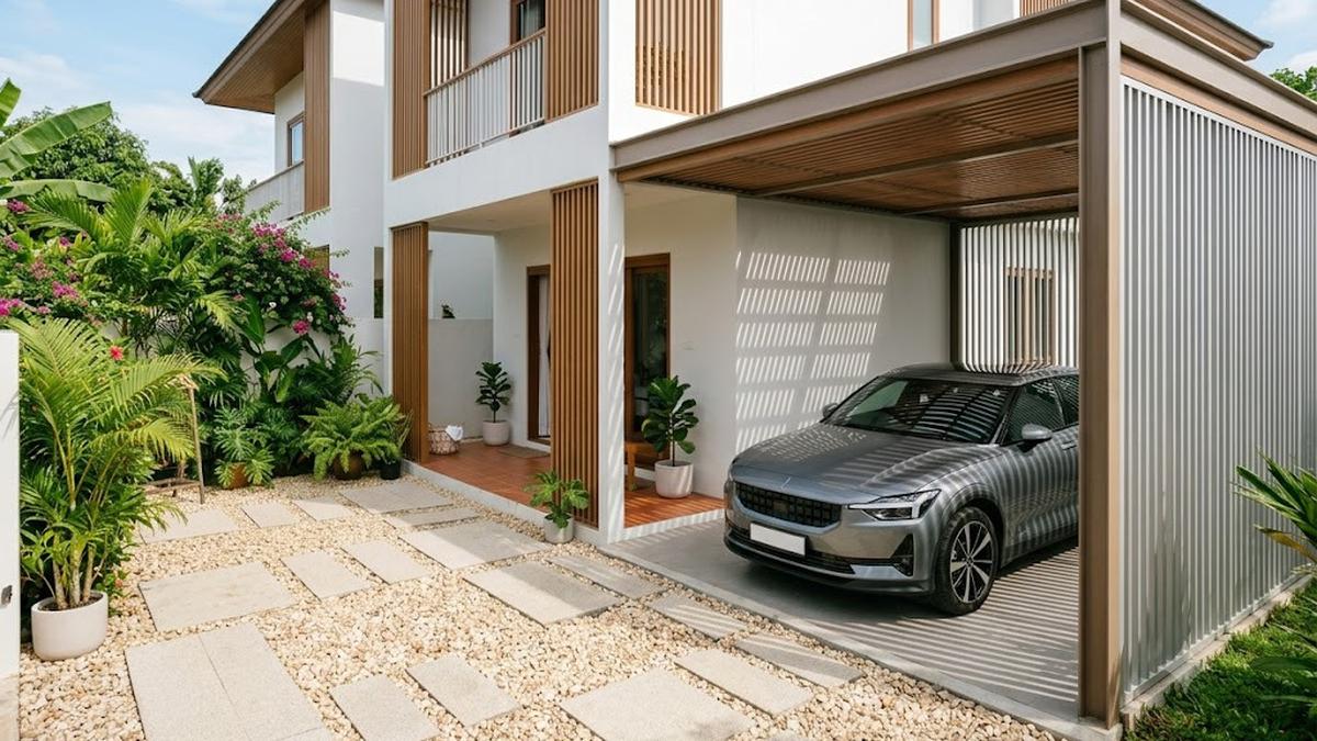 6 Model Carport yang Tetap Teduh Tanpa Kanopi Mahal, Solusi Hemat untuk Rumah Nyaman dan Estetis