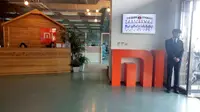 Suasana di lantai 1 kantor Xiaomi di Maofanglu Road, Beijing, Tiongkok. Liputan6.com/Agustin Setyo Wardani