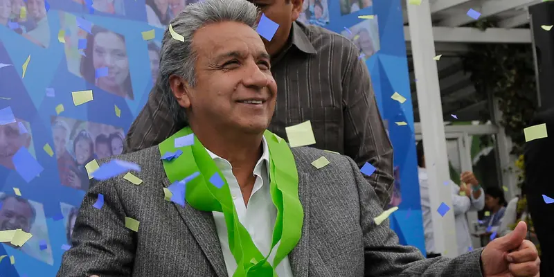 20170405- Lenin Moreno Jadi Pria Difabel Pertama yang Jadi Presiden Ekuador- AP Photo