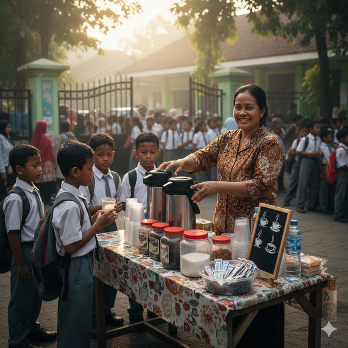 7 Ide Jualan untuk Ibu-Ibu saat Antar Jemput Anak Sekolah, Laris di Pagi Hari