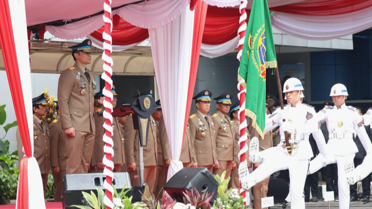 Menteri AHY Pimpin Upacara HANTARU 2024