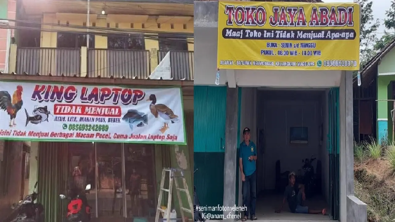 spanduk warung nyeleneh