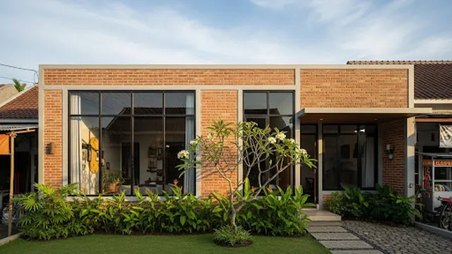 Rumah 5x10 Berkonsep Natural