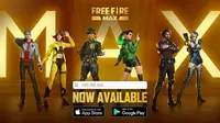 Free Fire Max telah rilis di platform iOS dan Android. (Ist.)