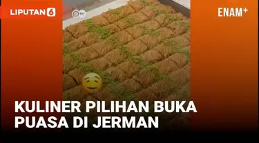 Umat muslim di Jerman memiliki beragam jenis kuliner yang biasanya disiapkan untuk berbuka puasa. Apa saja ya?