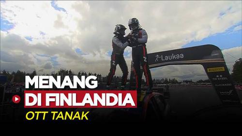 VIDEO: Pebalap Asal Estonia, Ott Tanak Raih Kemenangan di WRC Finlandia